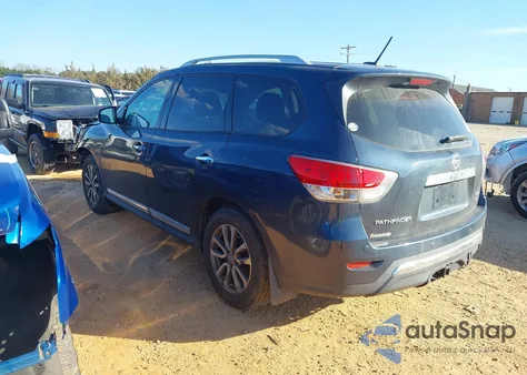 2015 Nissan Pathfinder Sl from USA, damaged, VIN 5N1AR2MM6FC625539